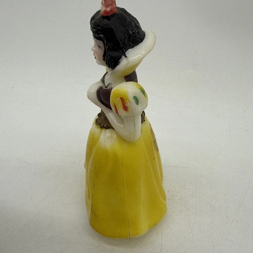 Vintage Snow White & Cinderella Hard Plastic Cake Toppers? 1960s 4.5